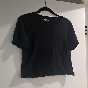 Old Navy Classic Black Short Sleeve Tee